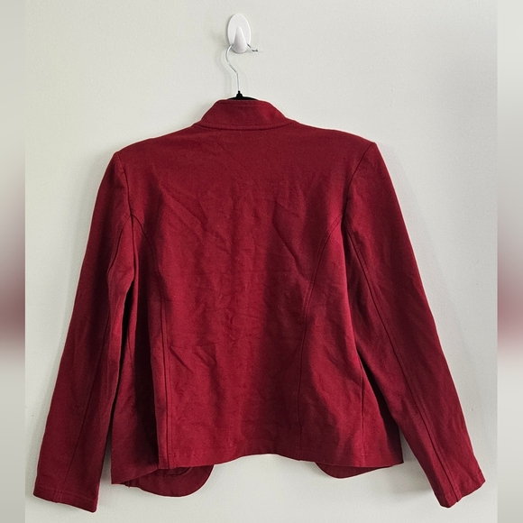 NWT Tommy Hilfiger Women's Casual Band Jacket Chili Red Color - Size Large - Picture 9 of 11